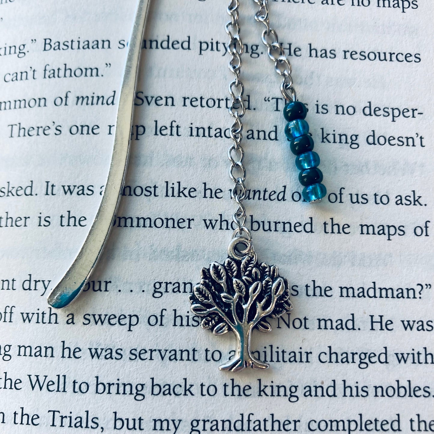 Cottagecore Charm Bookmark with Bumblebees, Trees, & More