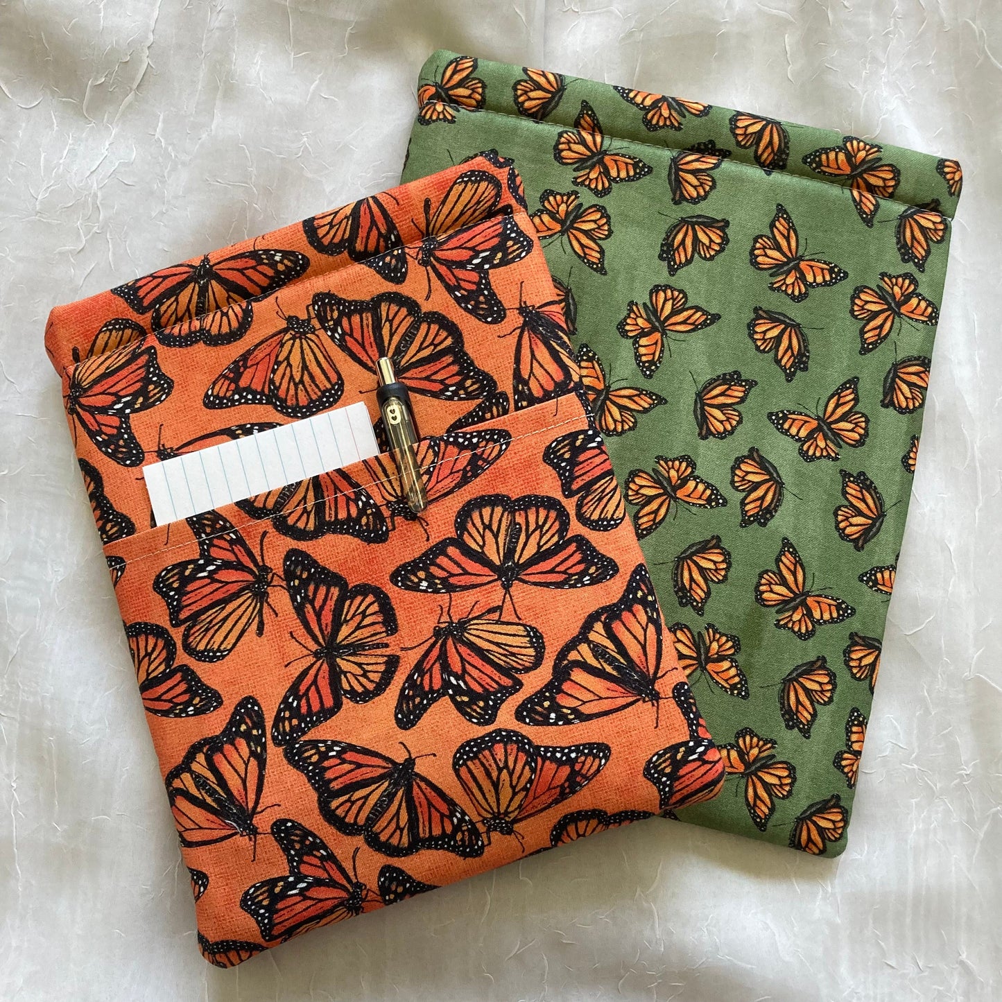 Monarch Butterfly Padded Book Sleeve in Multiple Sizes + Kindle Paperwhite