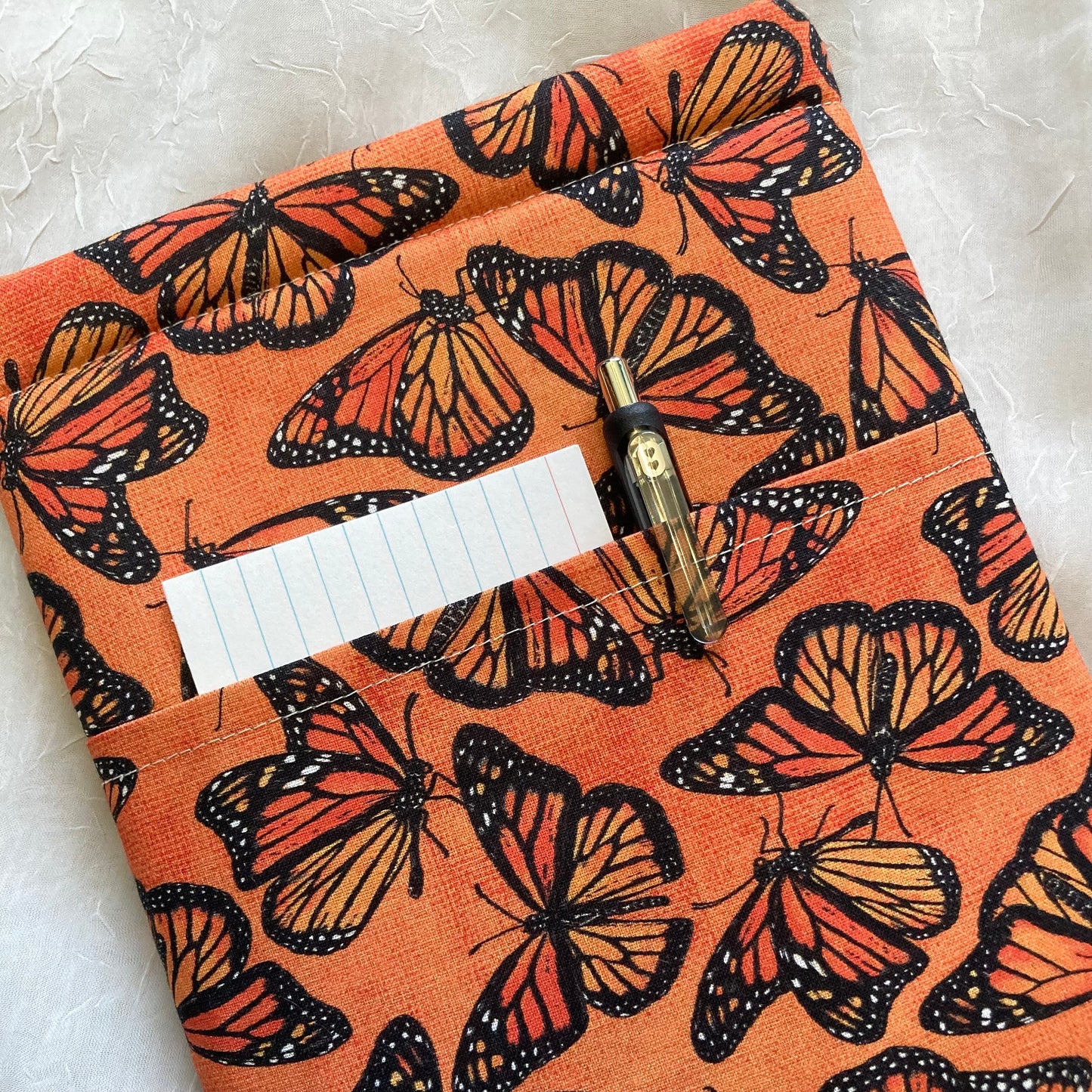 Monarch Butterfly Padded Book Sleeve in Multiple Sizes + Kindle Paperwhite